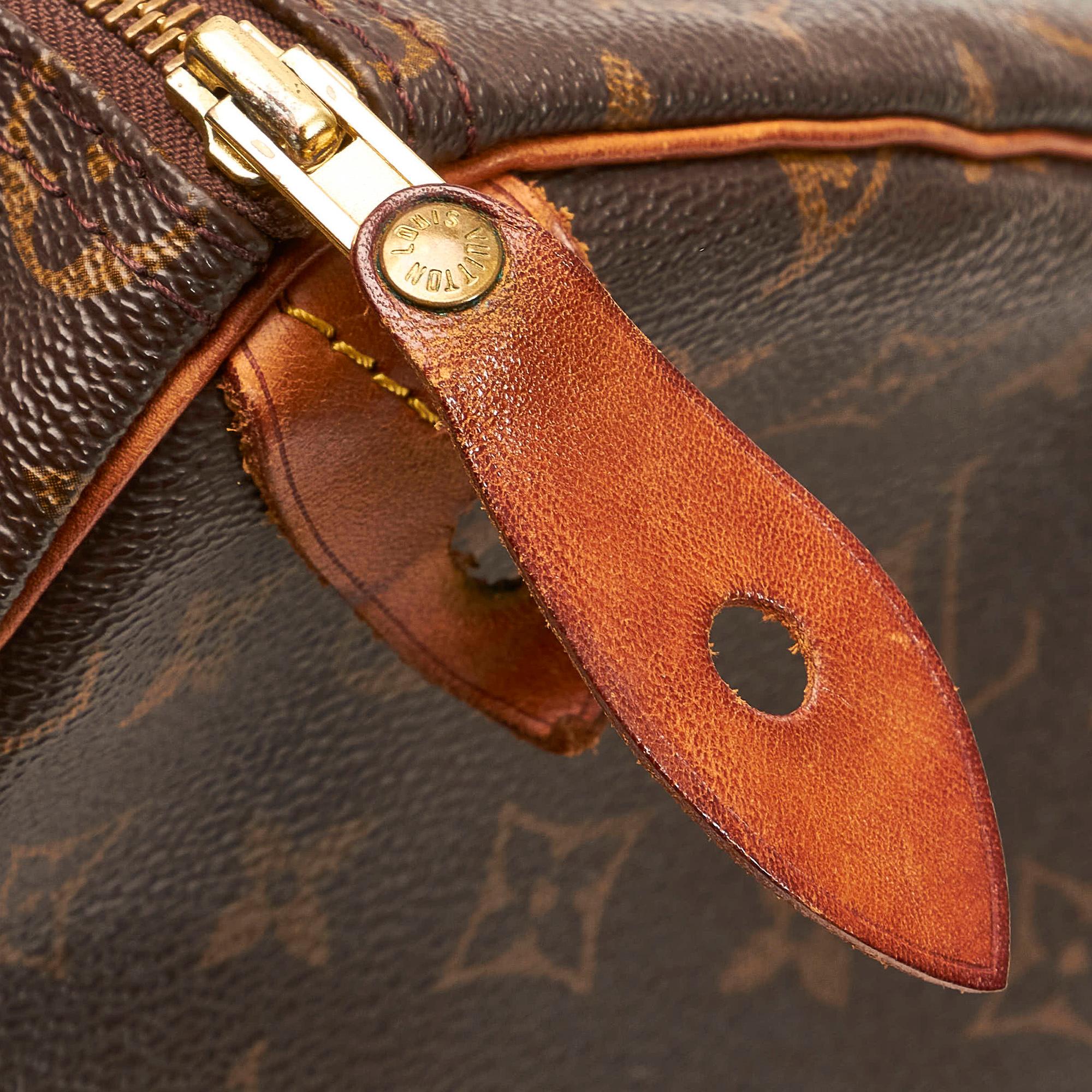 Louis Vuitton Monogram Speedy 35 (SHG-29660)