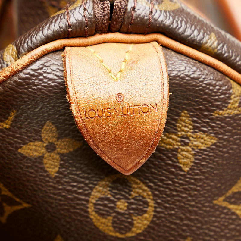 Louis Vuitton Monogram Speedy 35 (SHG-30986)