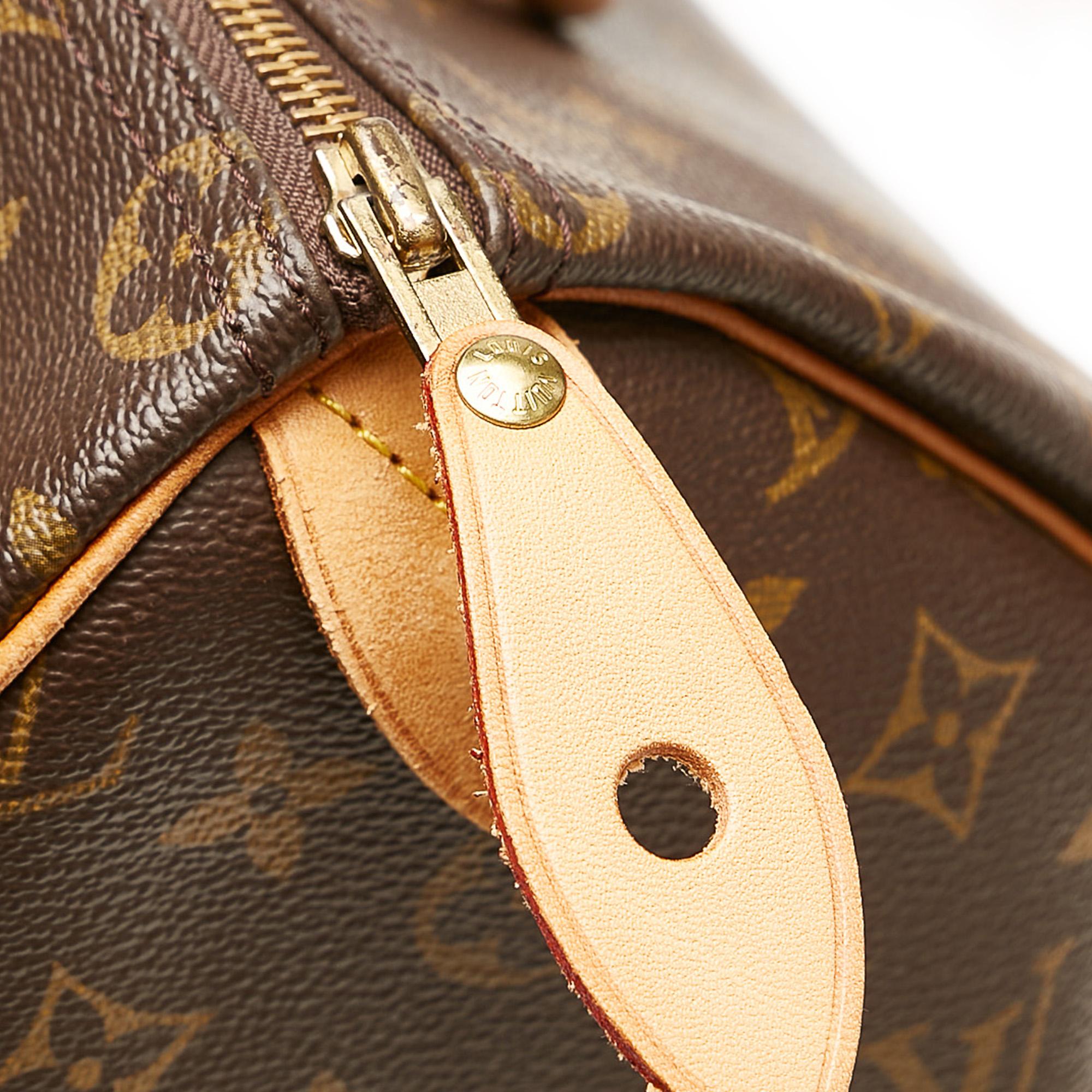 Louis Vuitton Monogram Speedy 35 (SHG-34706)