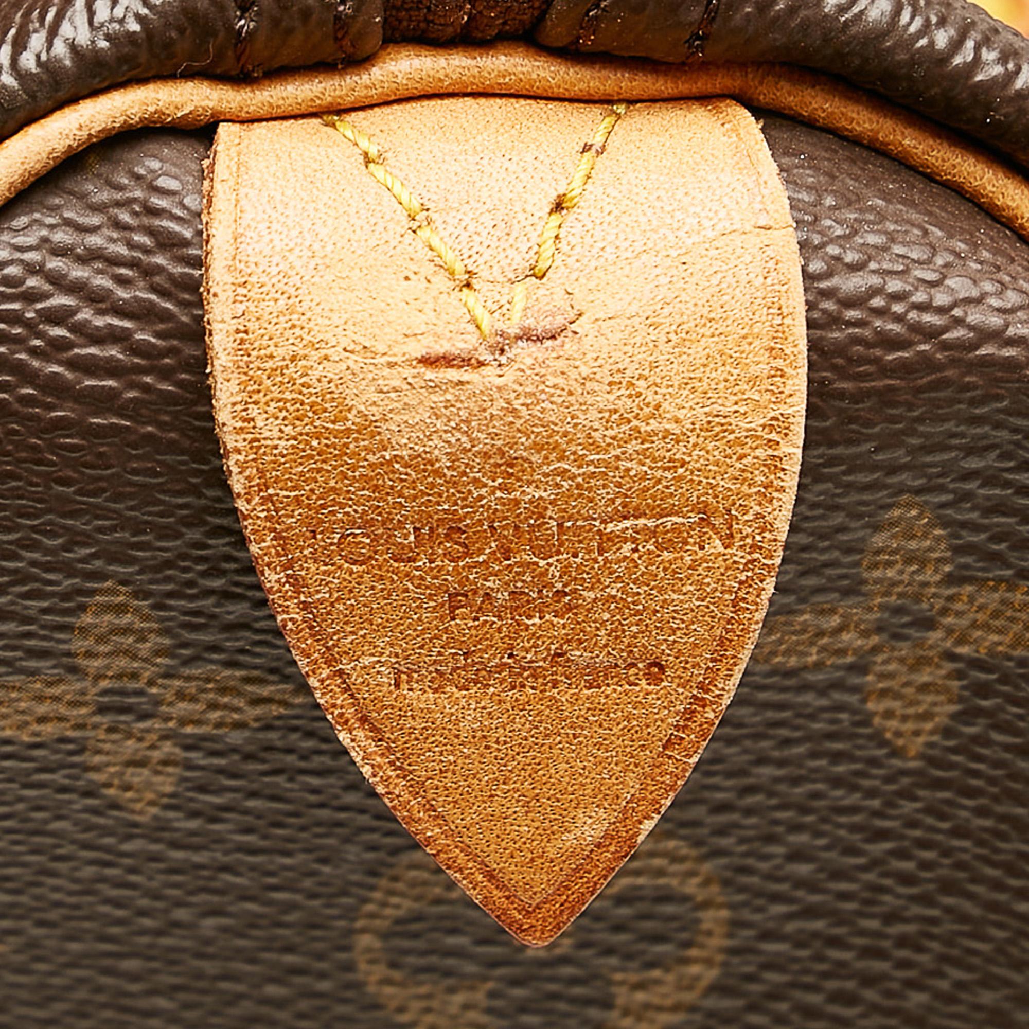 Louis Vuitton Monogram Speedy 35 (SHG-34706)