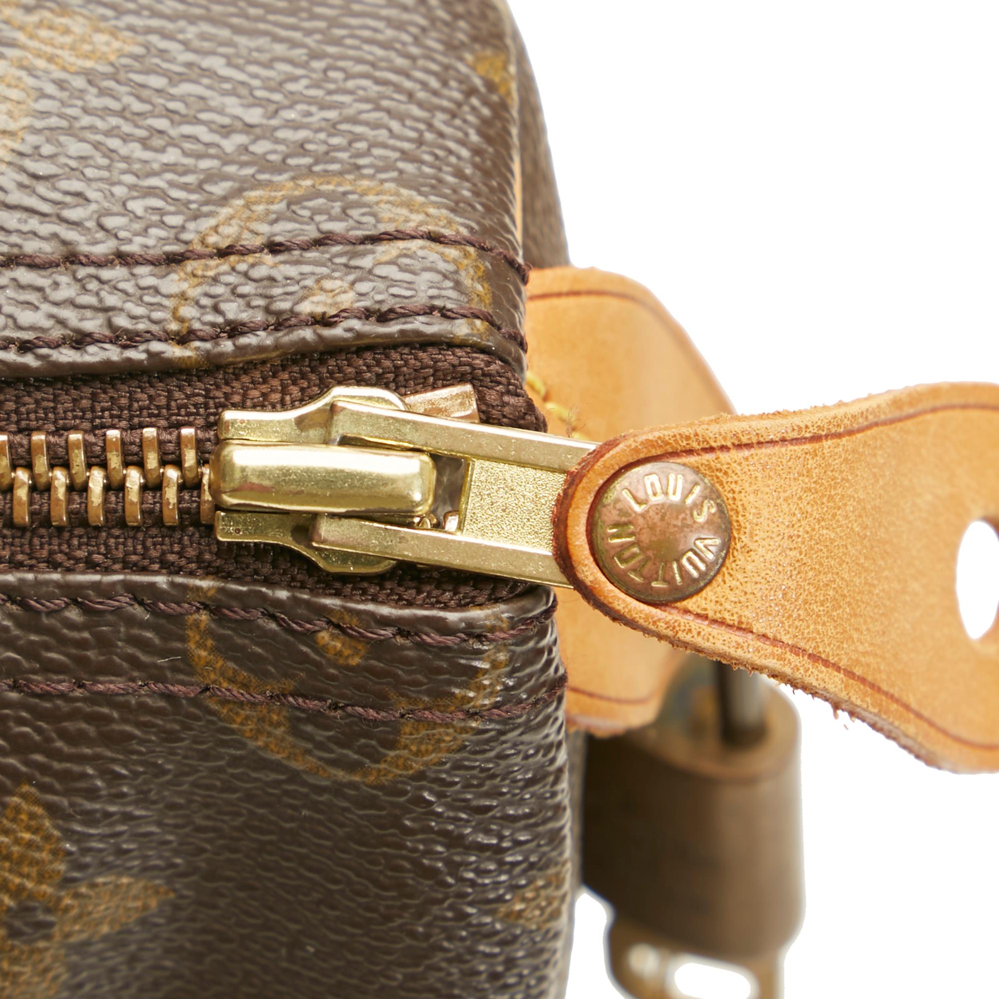 Louis Vuitton Monogram Speedy 35 (SHG-35293)