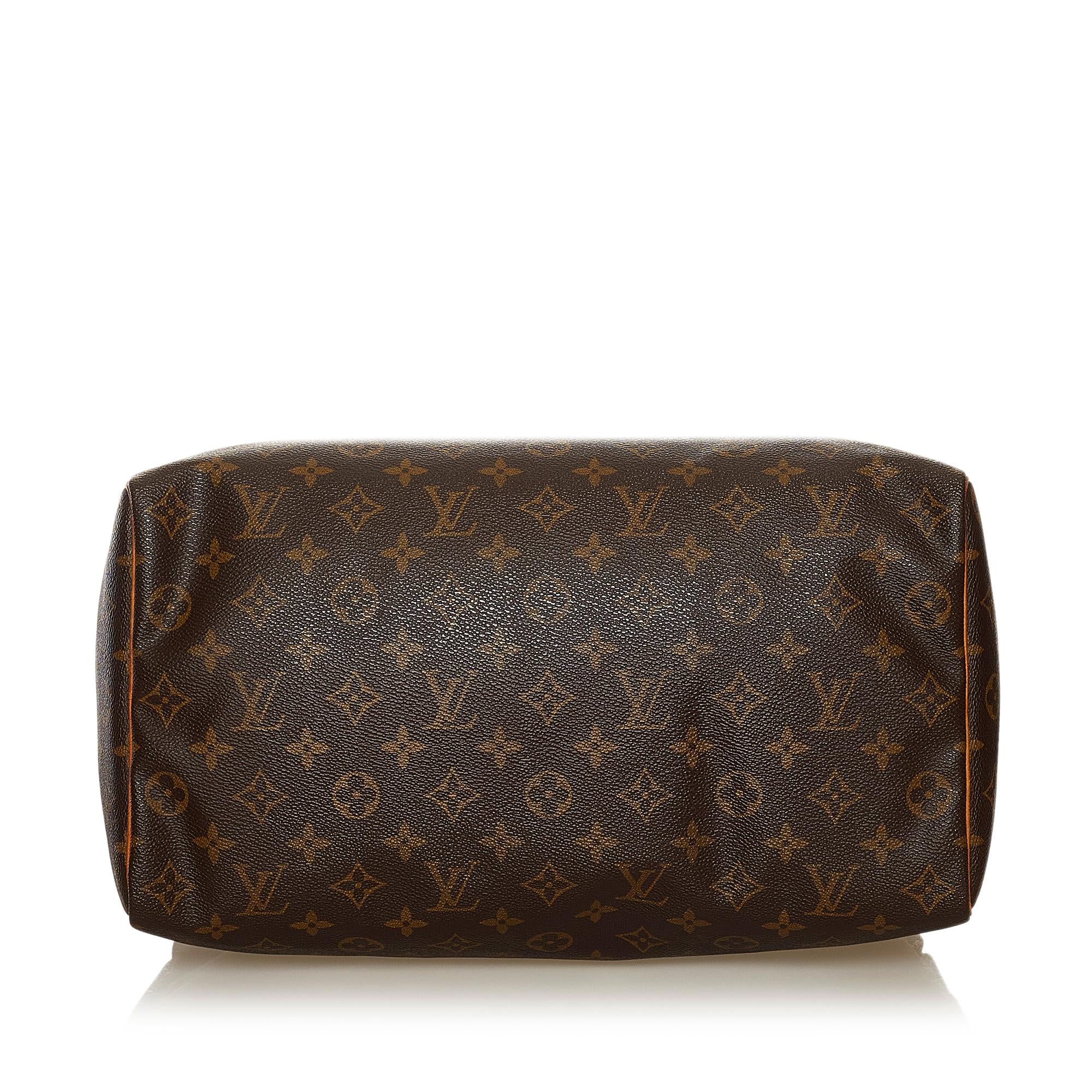 Louis Vuitton Monogram Speedy 35 (SHG-35552)