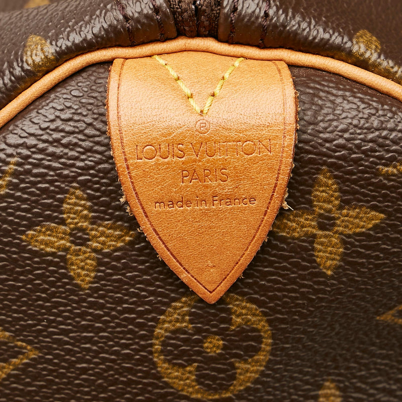 Louis Vuitton Monogram Speedy 35 (SHG-35645)