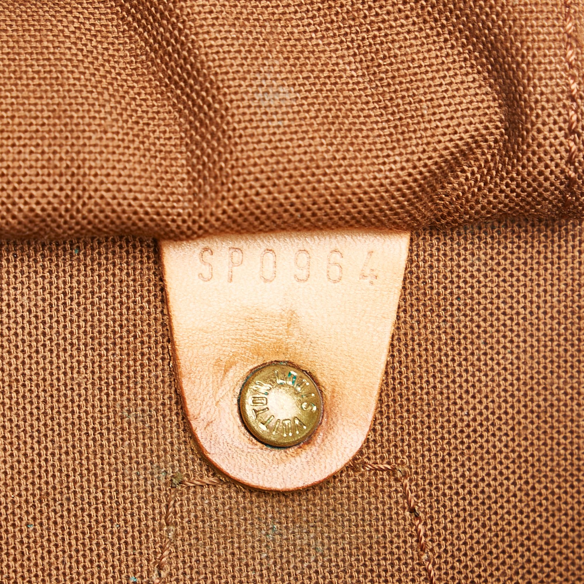 Louis Vuitton Monogram Speedy 35 (SHG-35830)