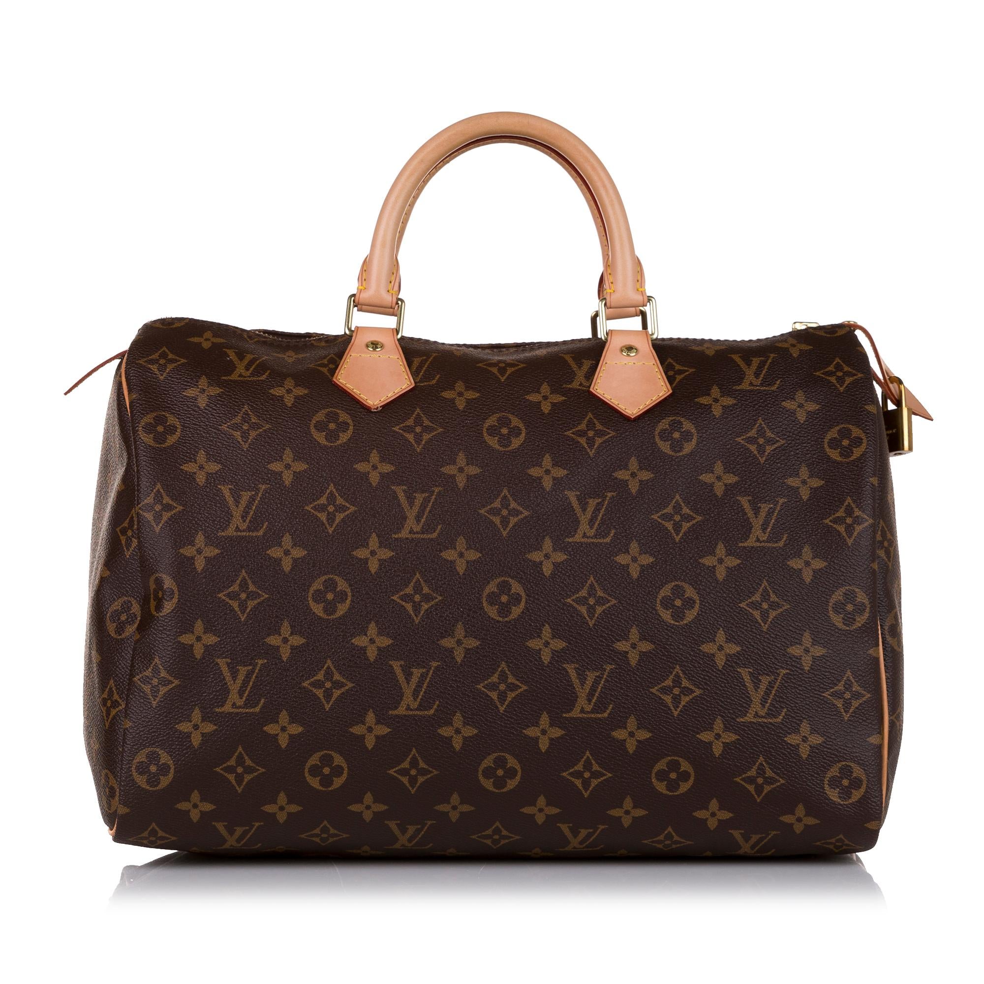 Louis Vuitton Monogram Speedy 35 (SHG-36547)