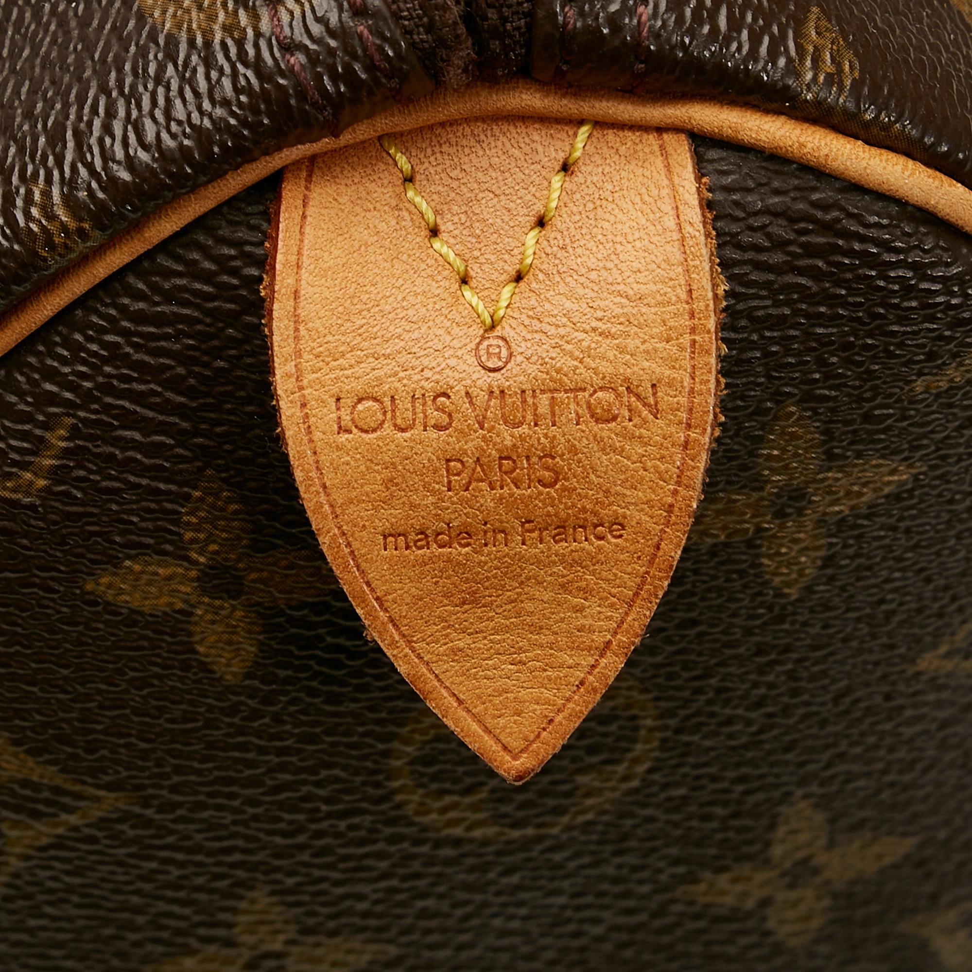 Louis Vuitton Monogram Speedy 35 (SHG-mcNS9U)