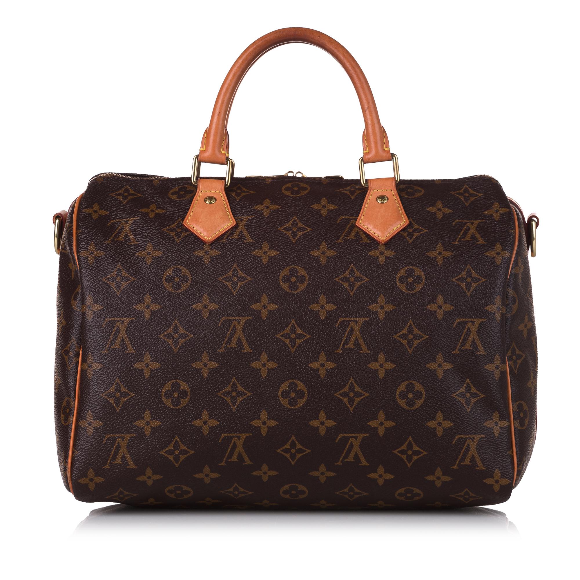 Louis Vuitton Monogram Speedy Bandouliere 30 (SHG-35821)