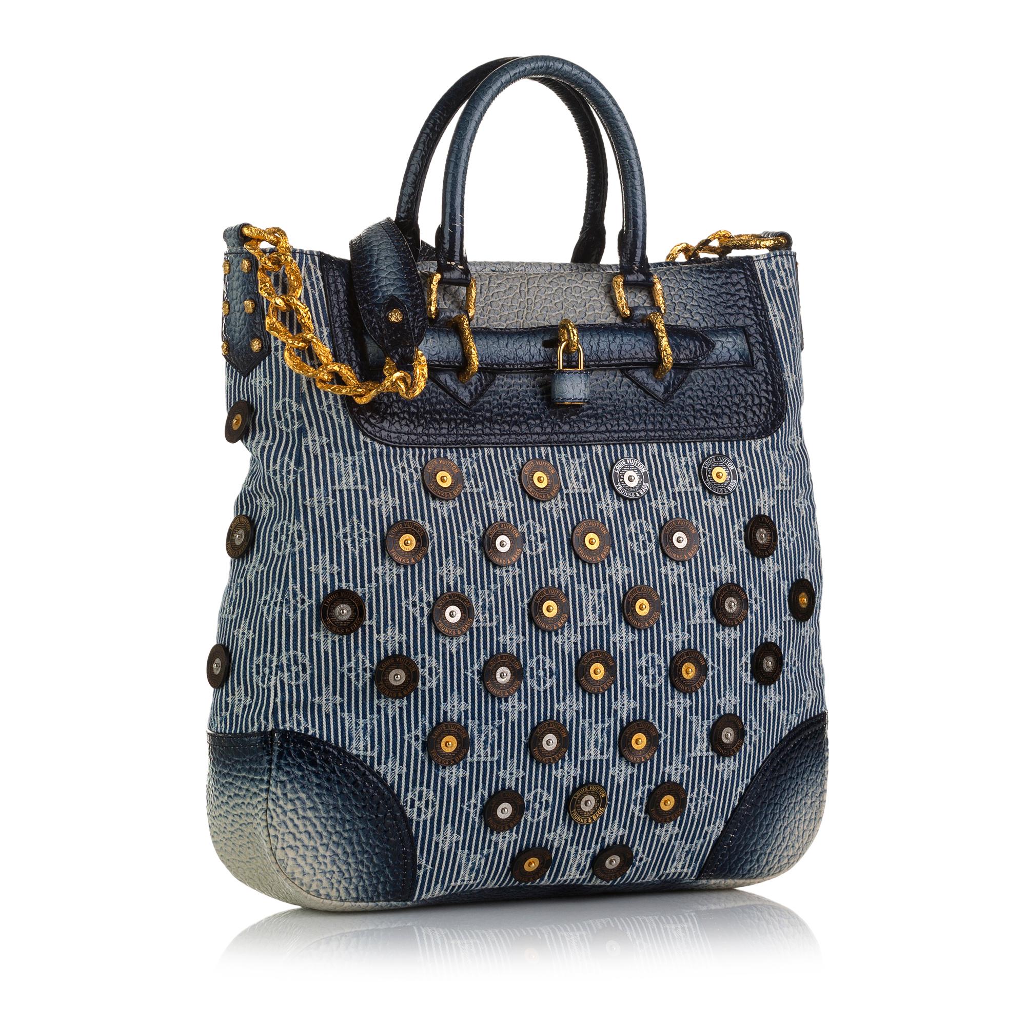 LOUIS VUITTON チェック柄トートバッグ LOUIS VUITTON チェック柄トートバッグ レディース