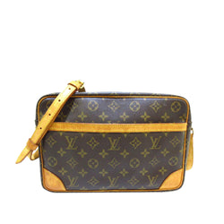 Brown Louis Vuitton Monogram Trocadero 30 Crossbody Bag
