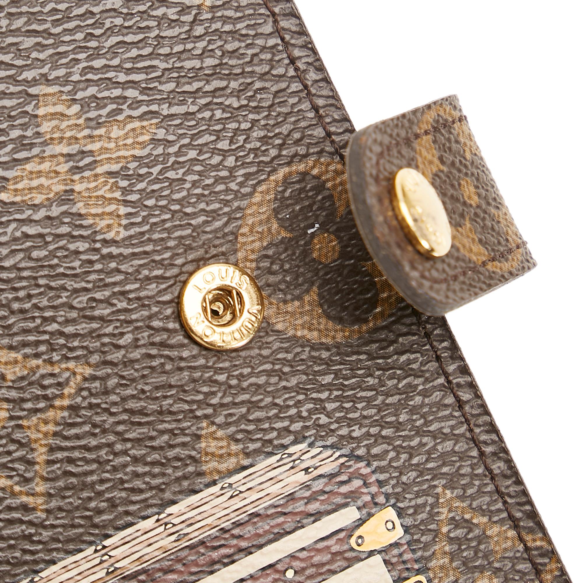 Louis Vuitton Monogram Trunks and Locks Agenda Cover (SHG-35481)