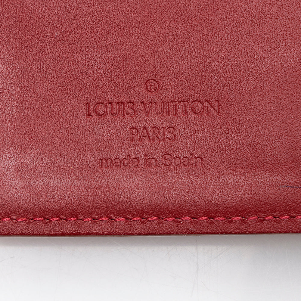 Louis Vuitton Monogram Vernis Small Ring Agenda Cover (SHF-18706)
