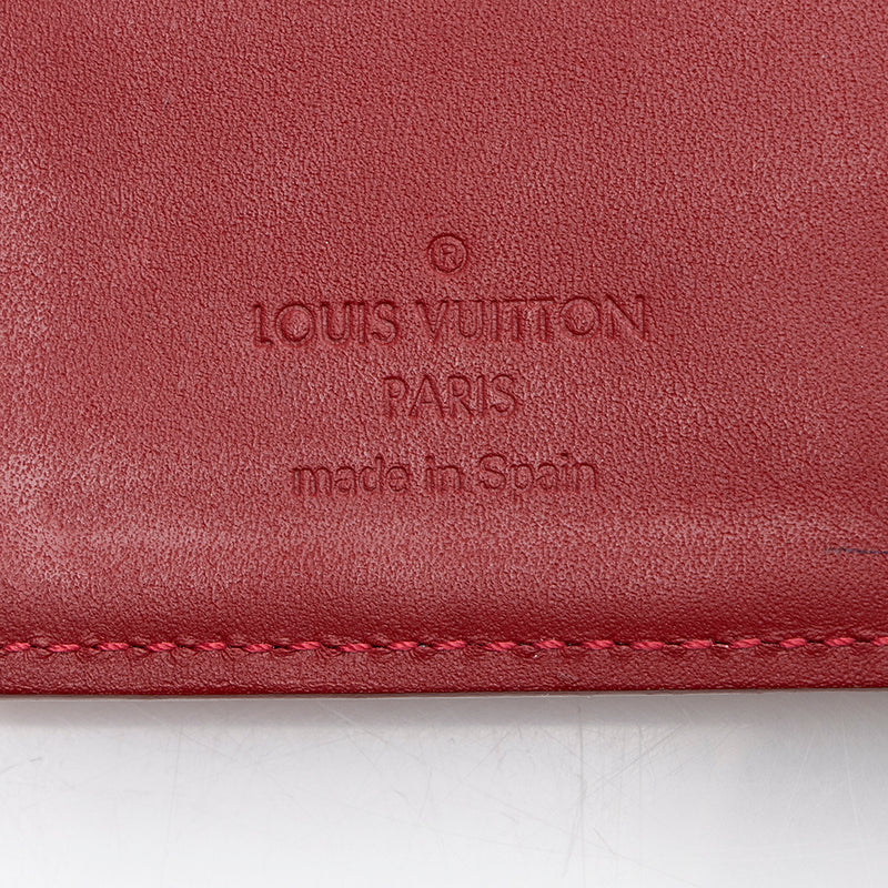 Louis Vuitton Monogram Vernis Small Ring Agenda Cover (SHF-18706)