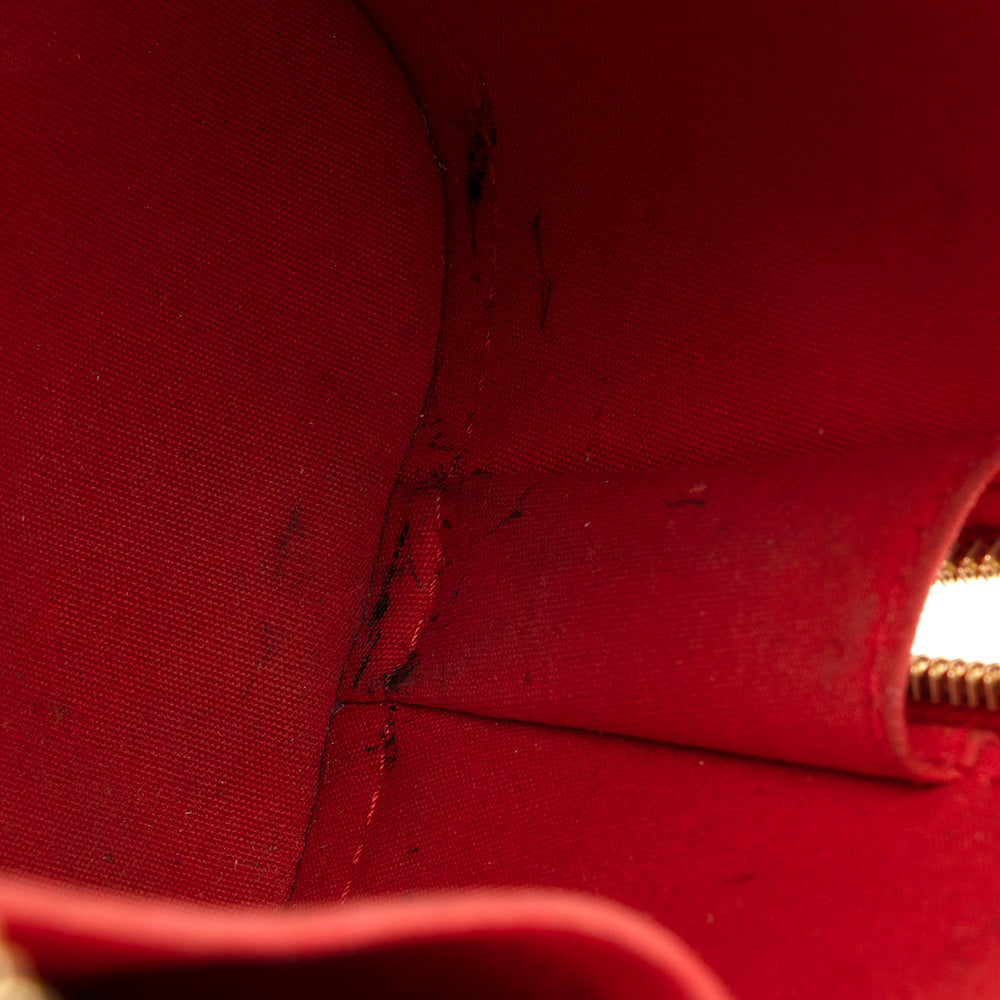 Louis Vuitton Monogram Vernis Alma BB Satchel (SHF-19150)