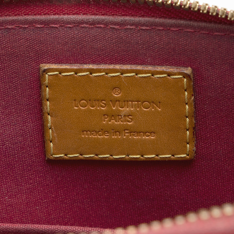 Louis Vuitton Monogram Vernis Alma BB Satchel (SHF-20450)