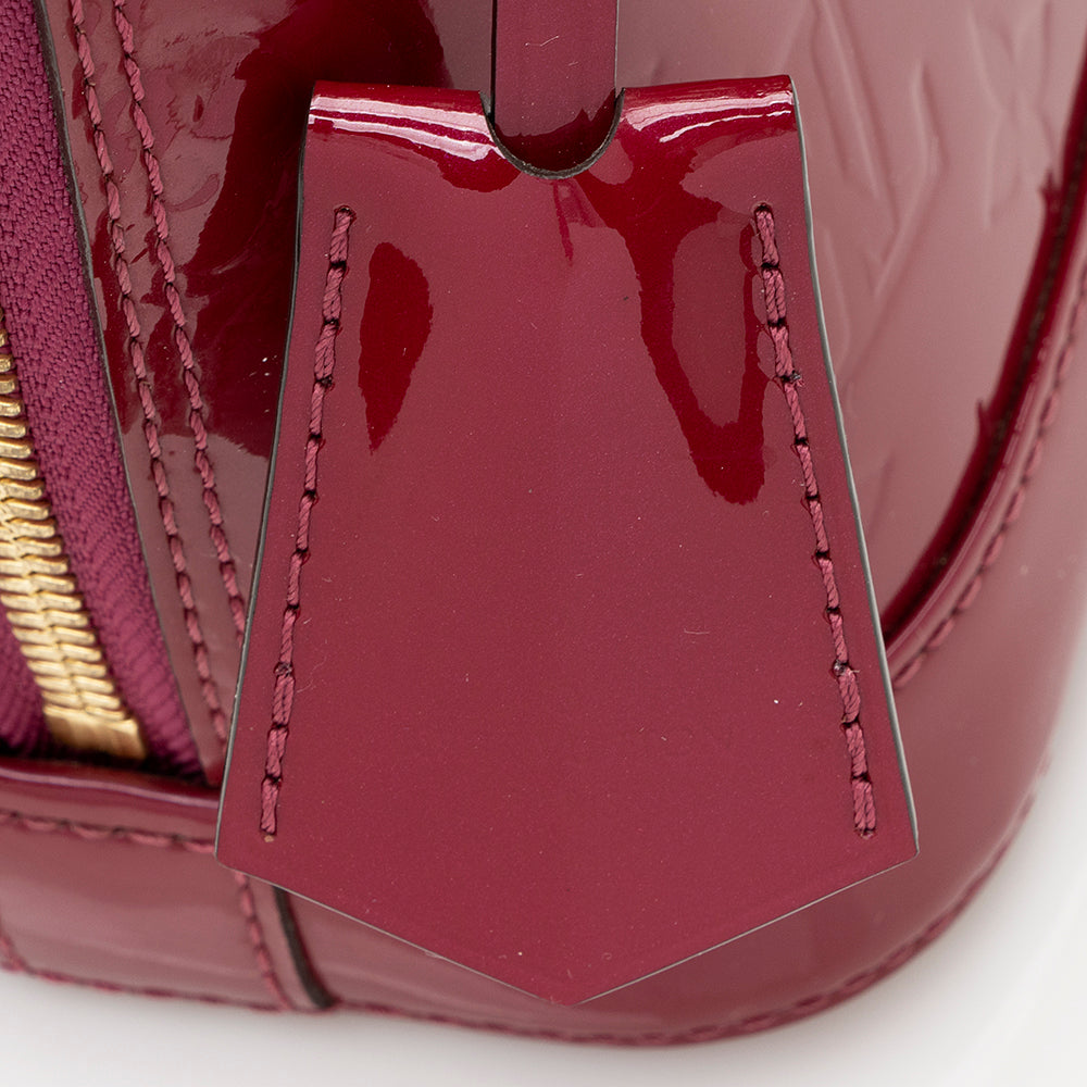Louis Vuitton Monogram Vernis Alma BB Satchel (SHF-20801)
