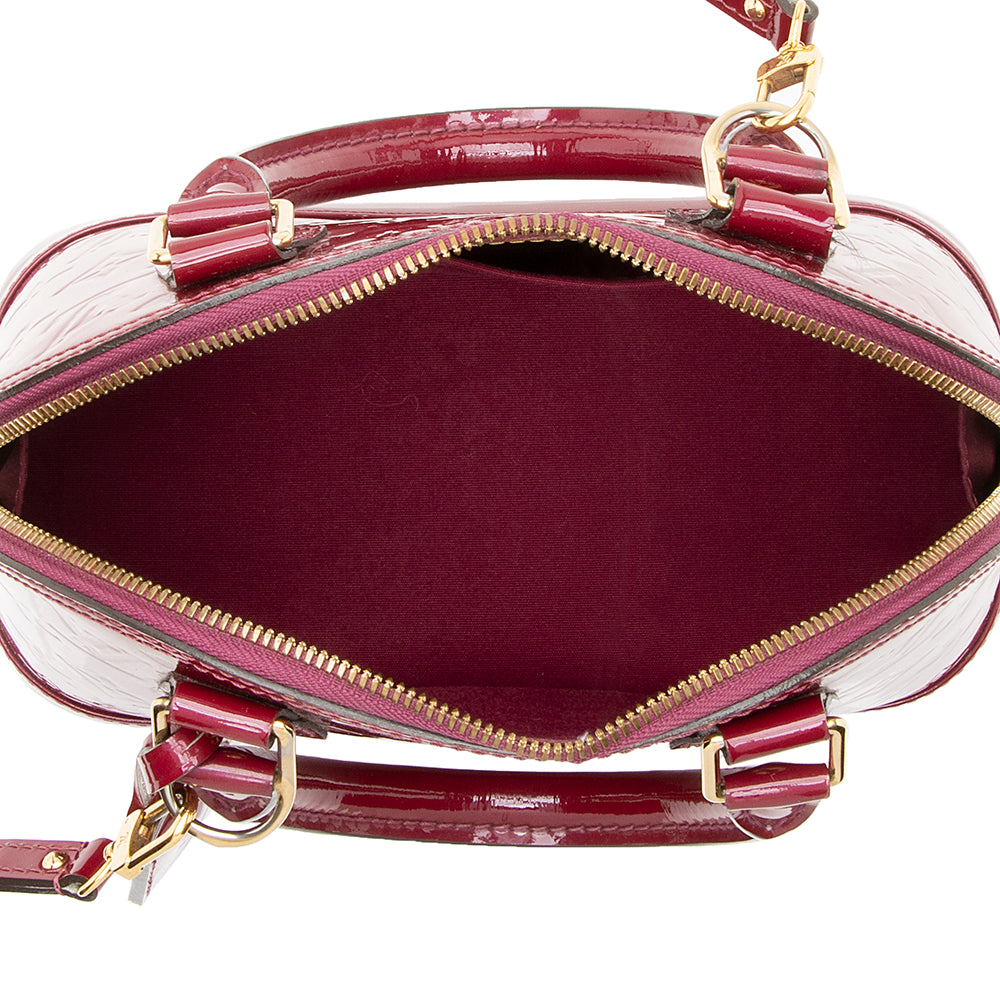 Louis Vuitton Monogram Vernis Alma BB Satchel (SHF-20801)