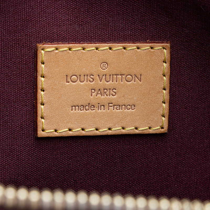 Louis Vuitton Monogram Vernis Alma GM Satchel (SHF-18916)