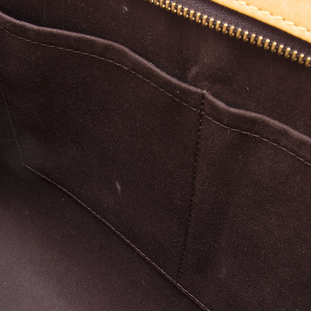 Louis Vuitton Monogram Vernis Brea MM Satchel (SHF-21484)