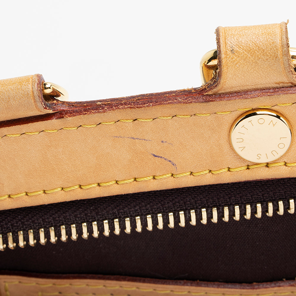 Louis Vuitton Monogram Vernis Brea MM Satchel (SHF-21484)