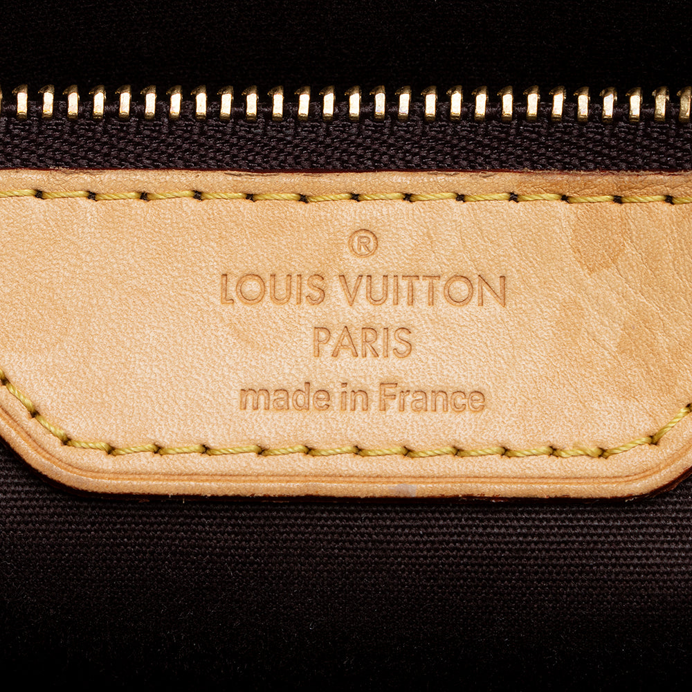 Louis Vuitton Monogram Vernis Brea MM Satchel (SHF-21484)