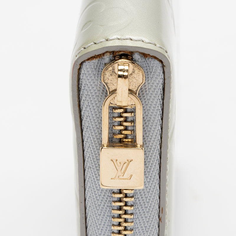 Louis Vuitton Bronze Monogram Vernis Zippy Compact Wallet