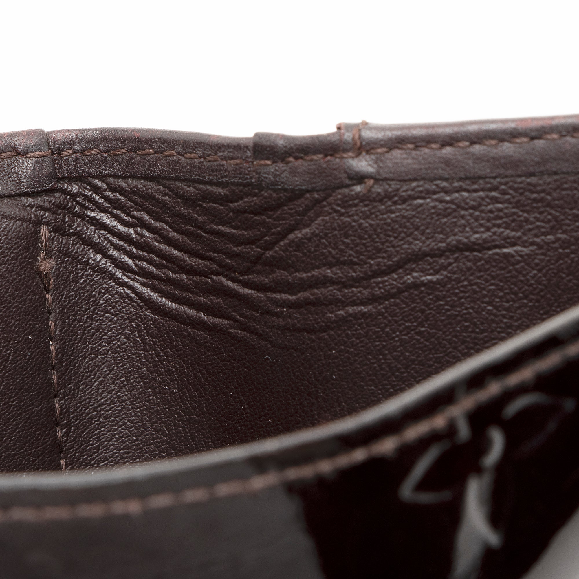 Louis Vuitton Monogram Vernis French Purse Wallet (SHF-22234)