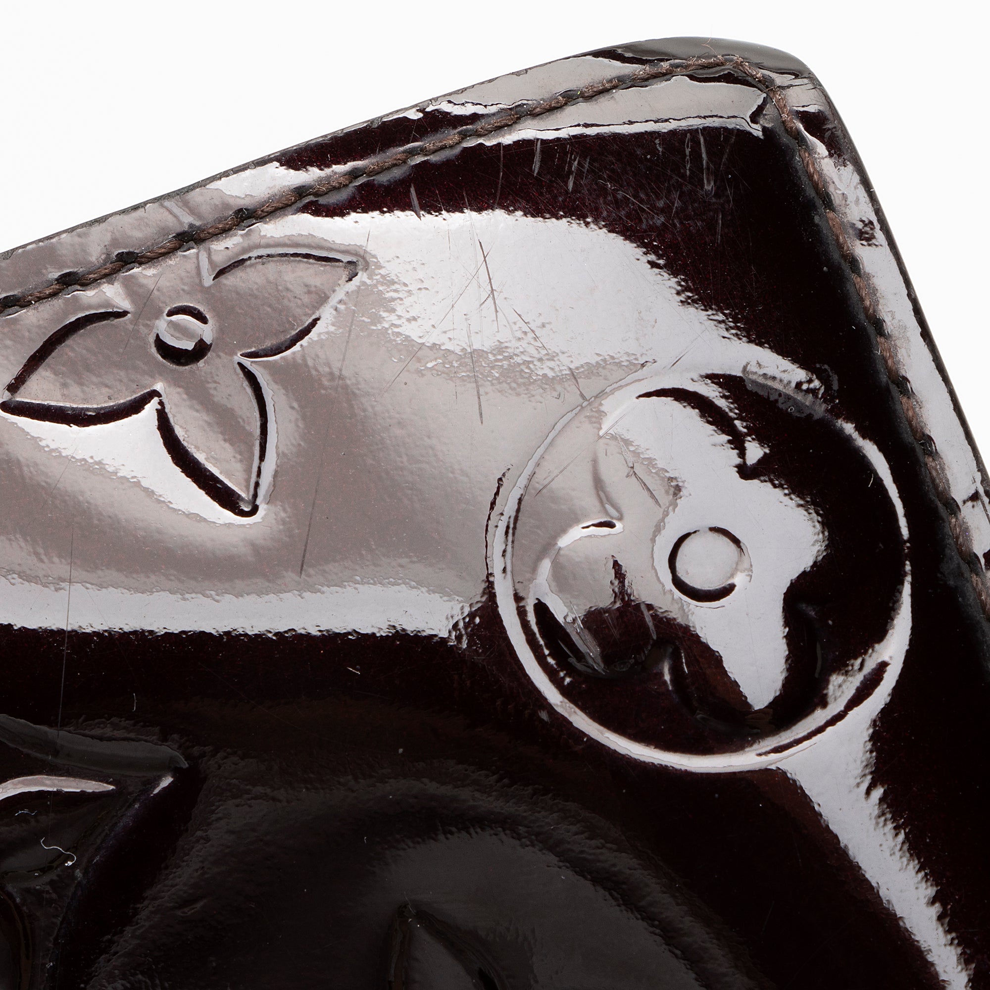 Louis Vuitton Monogram Vernis French Purse Wallet (SHF-22234)