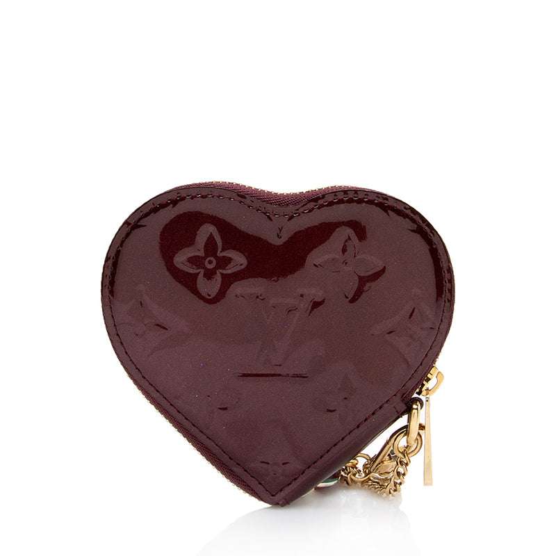 Louis Vuitton, Bags, Louis Vuitton Vernis Monogram Heart Coin Purse