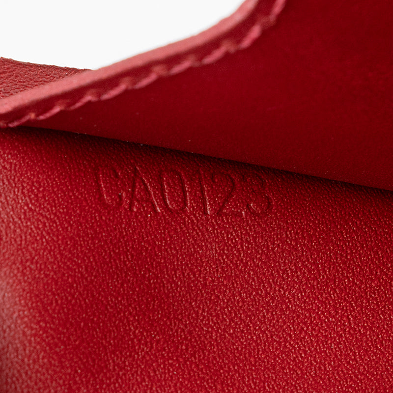 Louis Vuitton Key Pouch Pochette 872282 Perle Coin Purse Cles Cream Monogram  Vernis Leather Clutch, Louis Vuitton