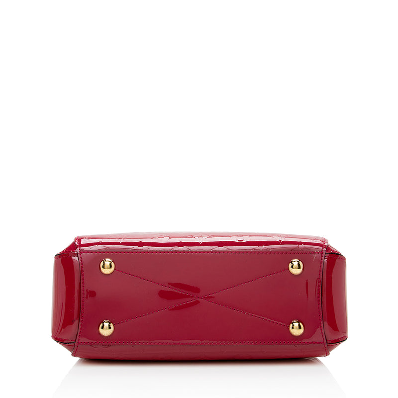 Red Louis Vuitton Monogram Vernis Montaigne BB Satchel – Designer