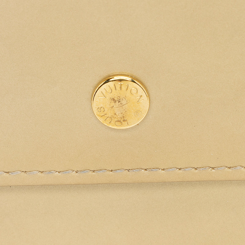Louis Vuitton Monogram Vernis Porte Tresor International Wallet (SHF-16745)