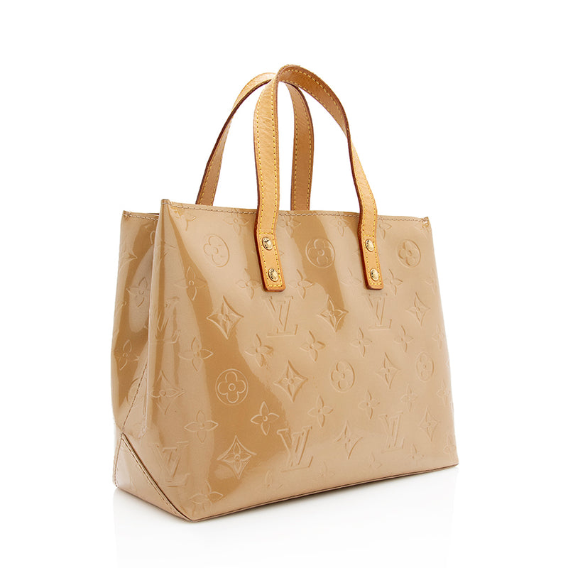 Louis Vuitton, Bags, Authentic Louis Vuitton Vernis Reade Pm Hand Bag  Beige