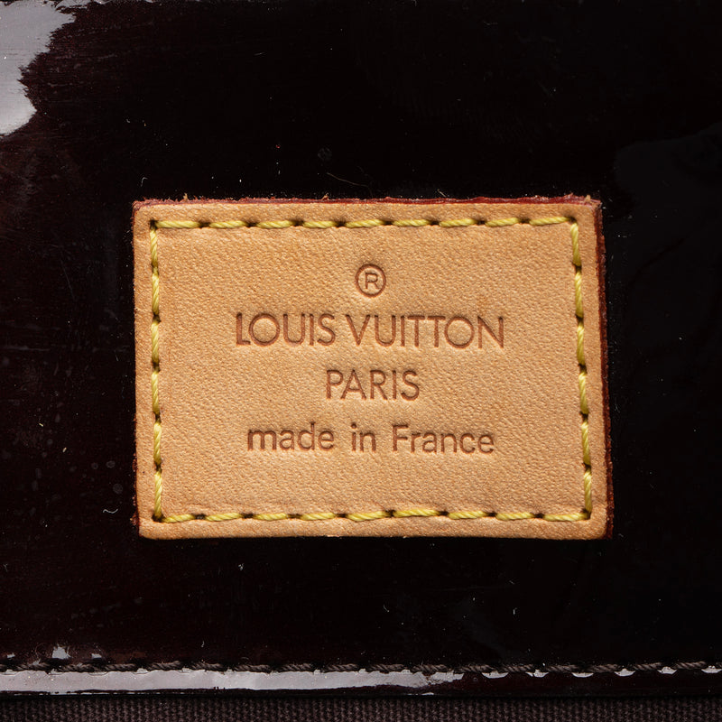 Louis Vuitton Beige Monogram Vernis Reade PM QJB0D3MQIF004