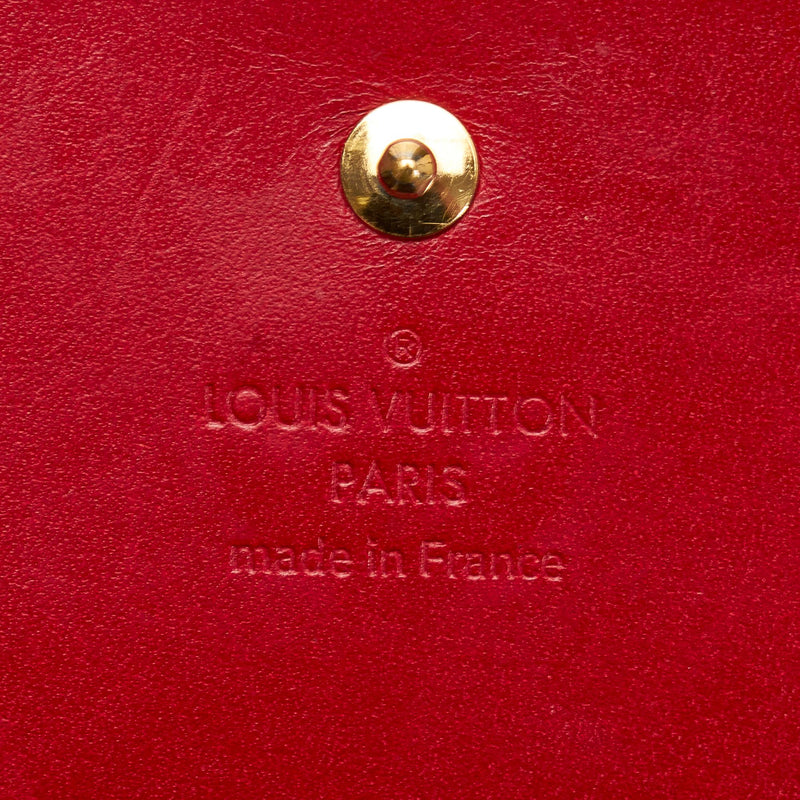 Louis Vuitton Vernis Sarah Wallet Blue Lagon — LSC INC