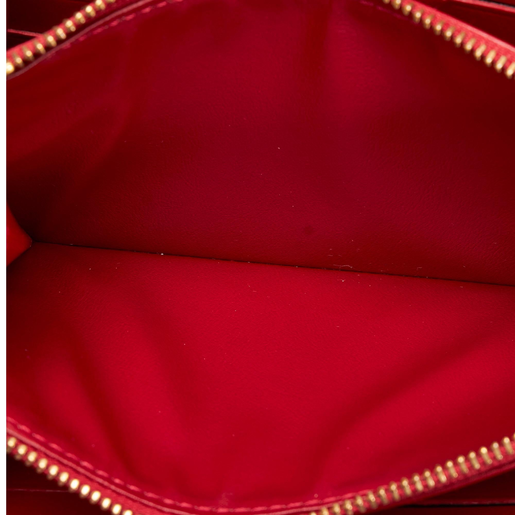 Louis Vuitton Monogram Vernis Sarah Chain Wallet (SHG-lZG0q8)