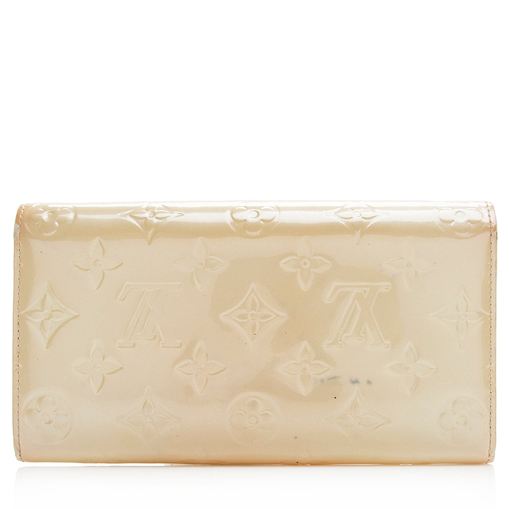 Louis Vuitton Monogram Vernis Sarah Wallet (SHF-20427)