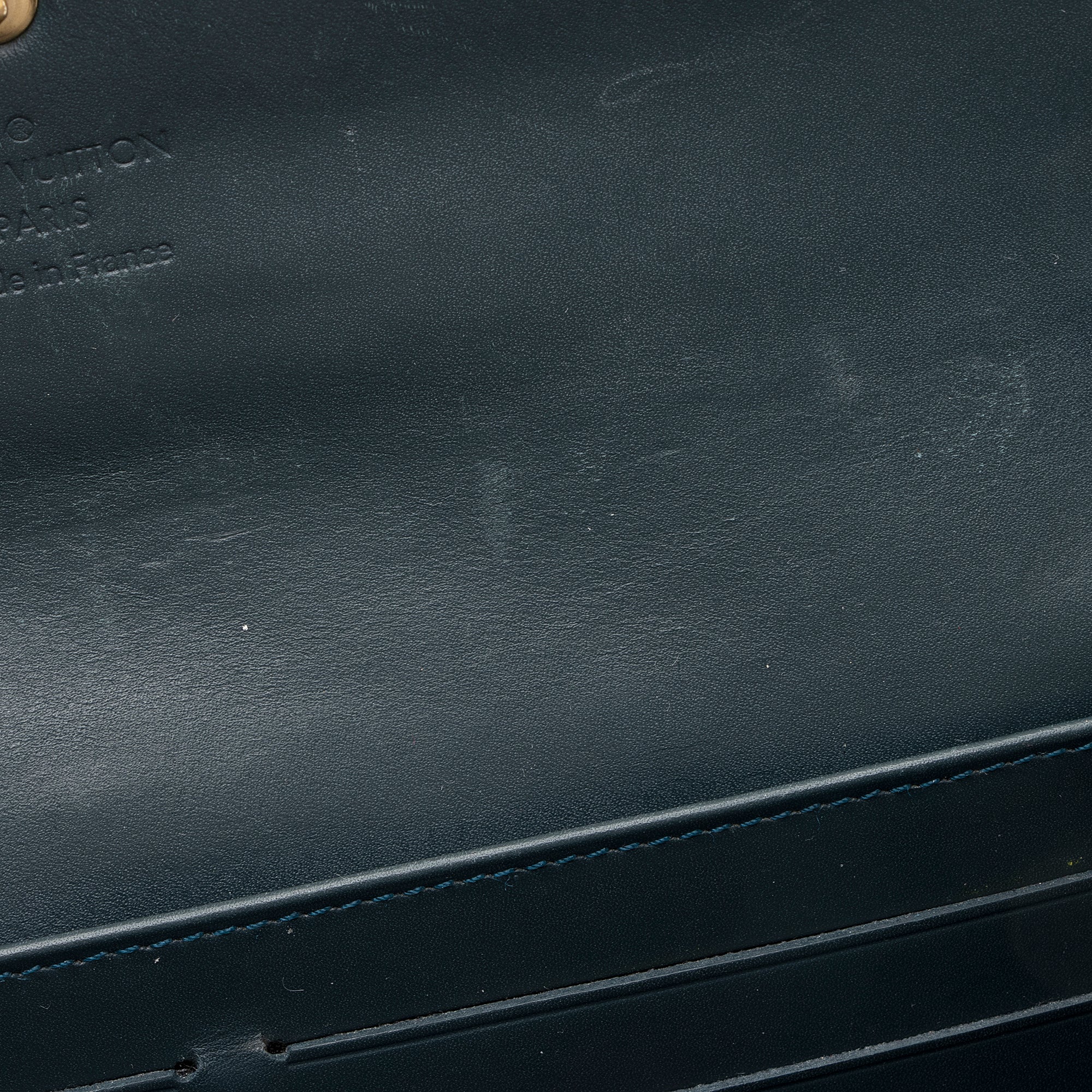 Louis Vuitton Monogram Vernis Sarah Wallet (SHF-22290)