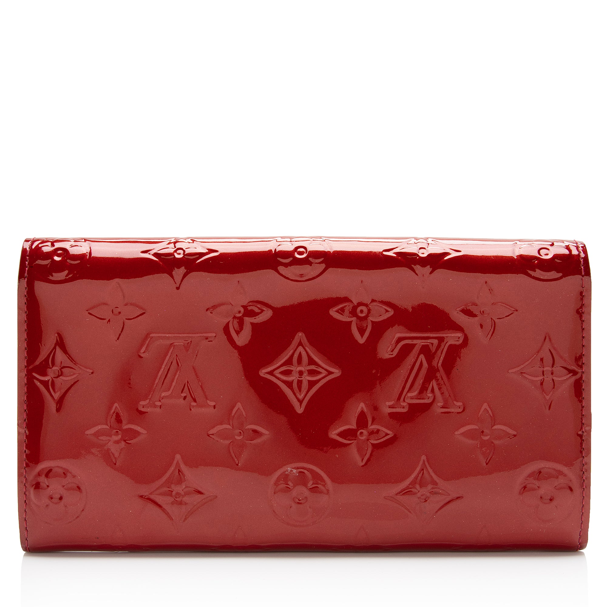Louis Vuitton Monogram Vernis Sarah Wallet (SHF-23901)