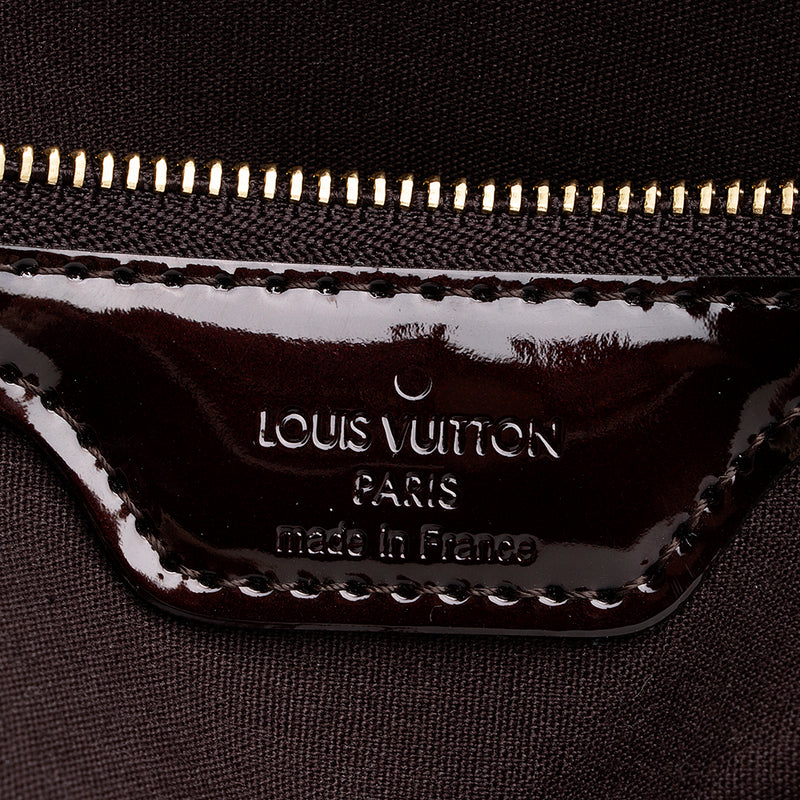 Louis Vuitton Monogram Vernis Wilshire PM Satchel (SHF-18382)