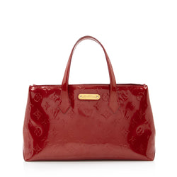Louis Vuitton Burgundy Vernis Leather Wilshire PM at 1stDibs