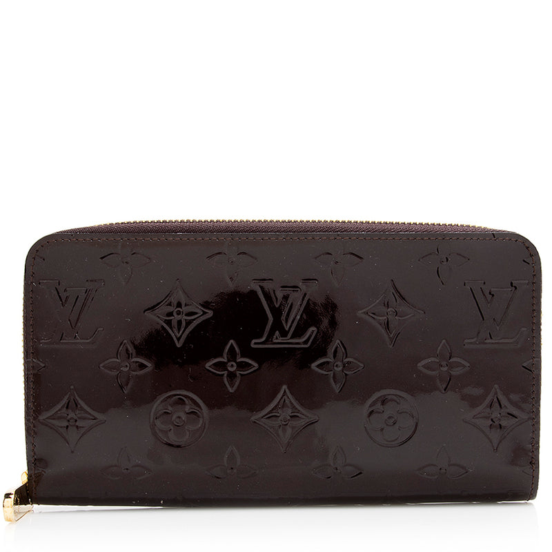 Louis Vuitton Monogram Vernis Zippy Wallet (SHF-21178)