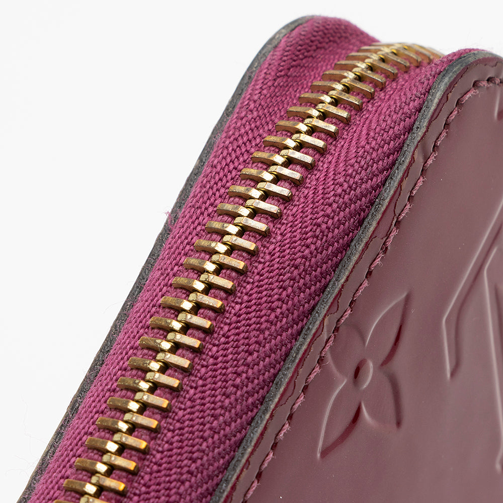Louis Vuitton Monogram Vernis Zippy Wallet (SHF-22083)