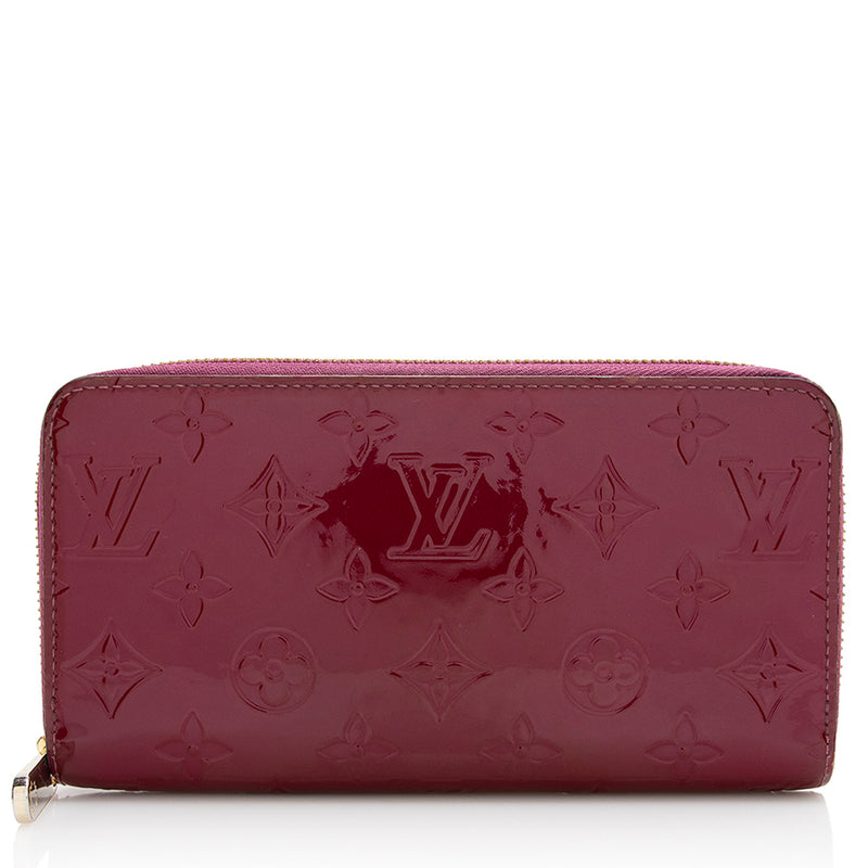 Louis Vuitton Monogram Vernis Patent Leather Zippy Wallet