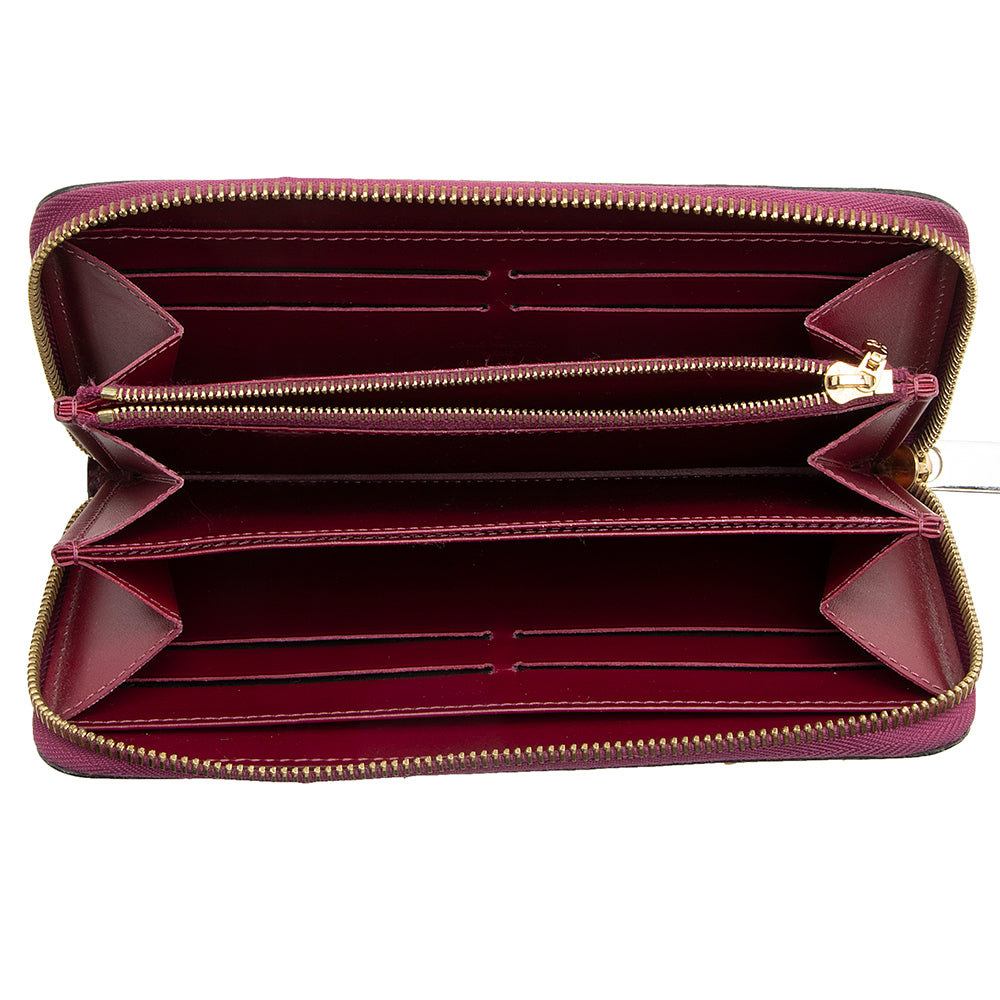 Louis Vuitton Monogram Vernis Zippy Wallet (SHF-22083)