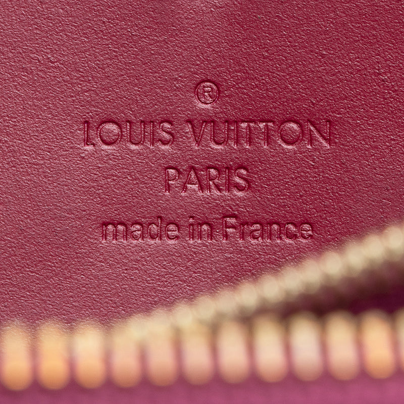 Louis Vuitton Monogram Vernis Zippy Wallet (SHF-22083)