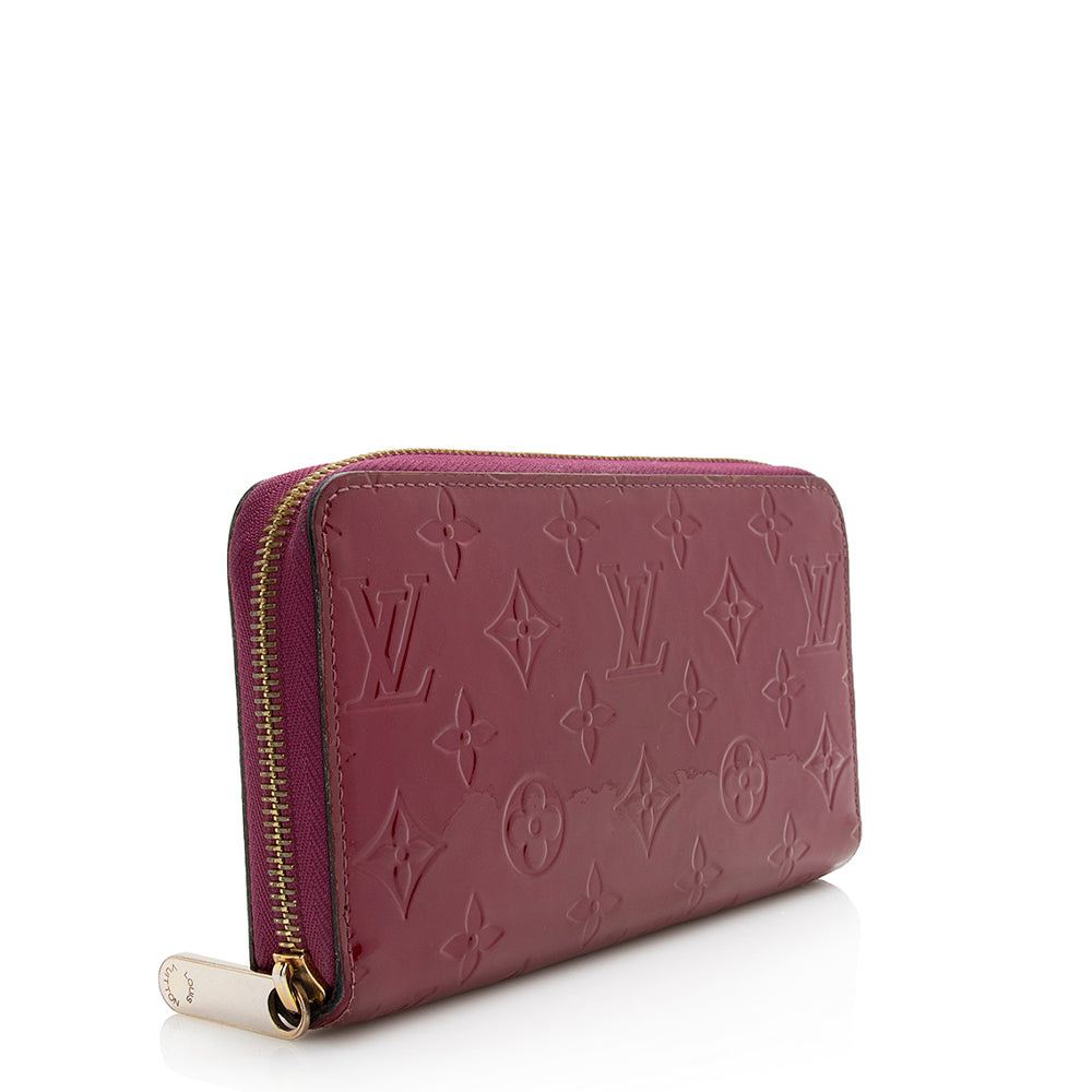 Louis Vuitton Monogram Vernis Zippy Wallet (SHF-22083)