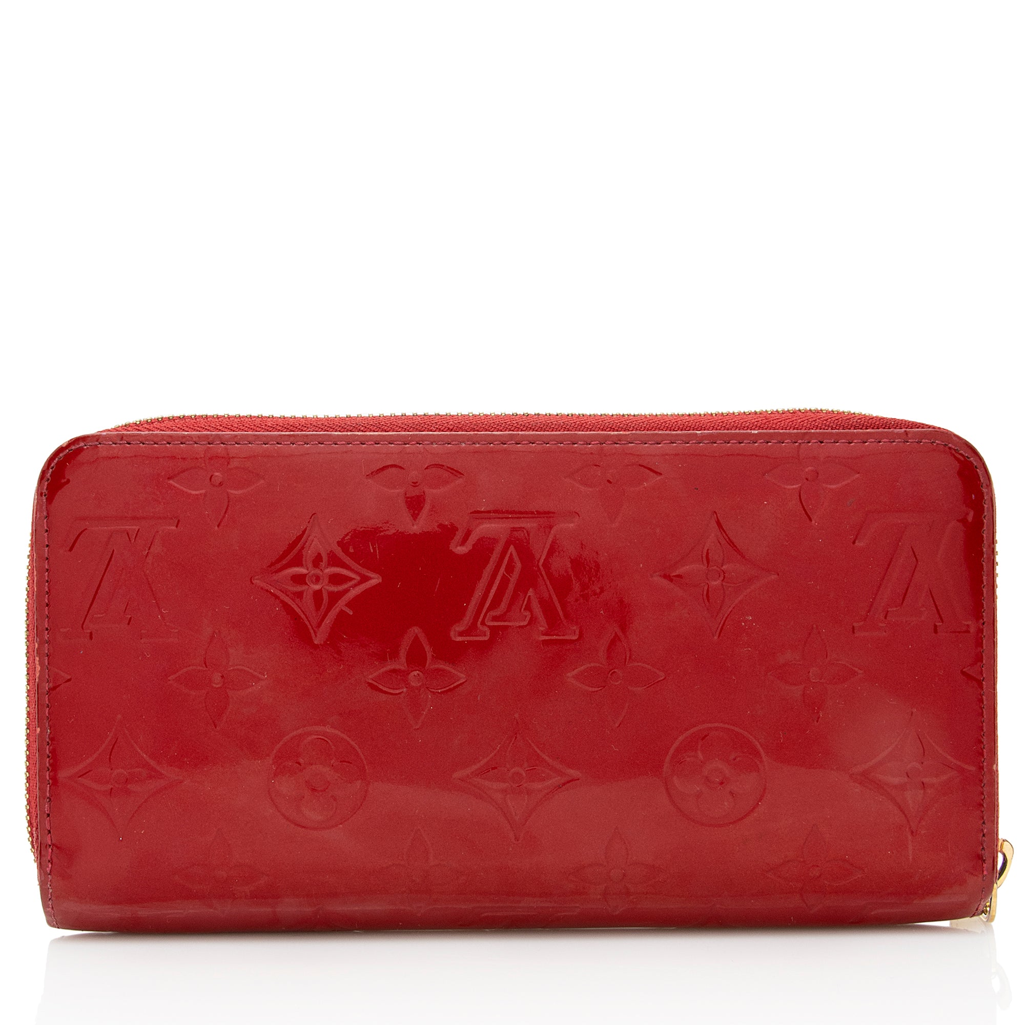 Louis Vuitton Monogram Vernis Zippy Wallet (SHF-22209)