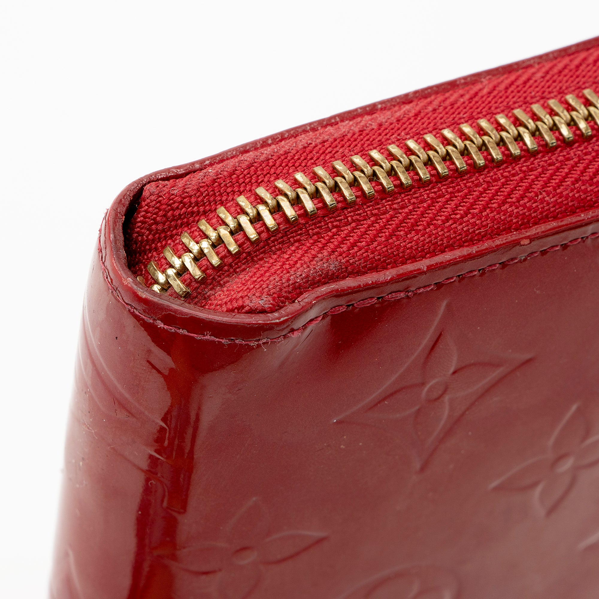 Louis Vuitton Monogram Vernis Zippy Wallet (SHF-22209)