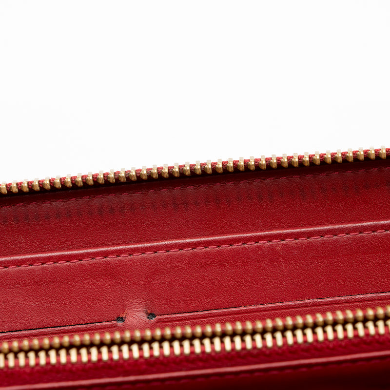 Louis Vuitton Monogram Vernis Zippy Wallet (SHF-22209)