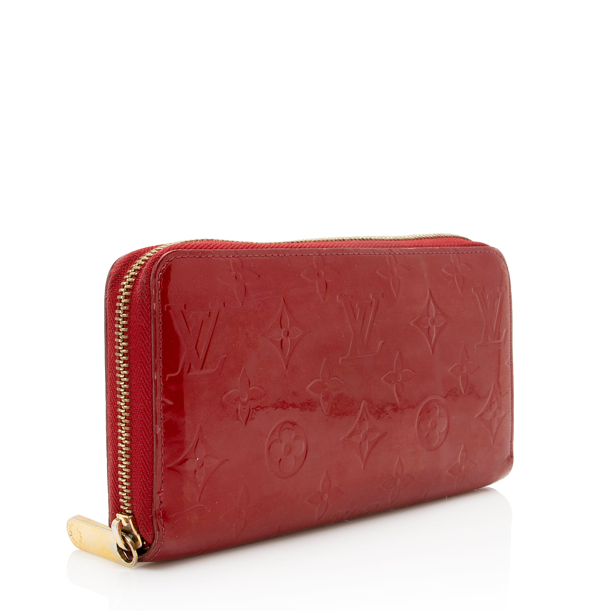Louis Vuitton Monogram Vernis Zippy Wallet (SHF-22209)